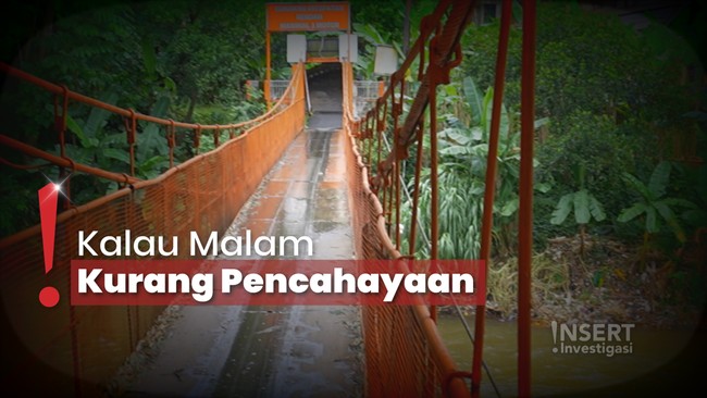 Jembatan Oranye Kali Ciliwung Jadi Alternatif Warga dari Depok-Citayam