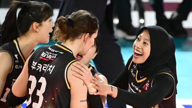 Hasil Liga Voli Korea: Megawati 25 Poin, Red Sparks Hajar Hi Pass