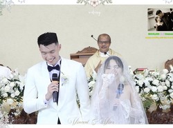 Ketika Nita Vior Bablas Tertawa di Altar Pernikahan