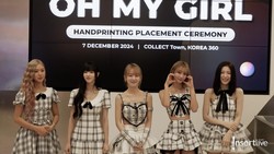 Baru Pertama Kali, Oh My Girl Akui Deg-degan Bertemu Fans di Indonesia