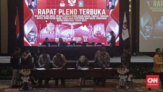 Rapat pleno KPU Provinsi Kepulauan Riau menetapkan ayah dan anak menang dalam kontestasi Pilkada serentak 2024.
