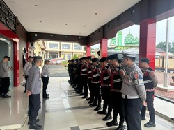 Cooling System Polres Kutai Barat Gelar Patroli Pasca Pilkada Serentak