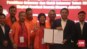 FOTO: Detik-Detik KPU DKI Tetapkan Pram-Doel Pemenang Pilgub Jakarta