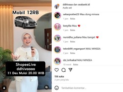 Wajib Nonton! Beli Mobil Toyota Calya 12 Ribu di Shopee Live Dhiva