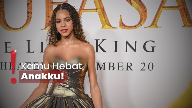 Momen Manis Jay Z-Beyonce Antar Blue Ivy di Gala Premiere 'Mufasa'