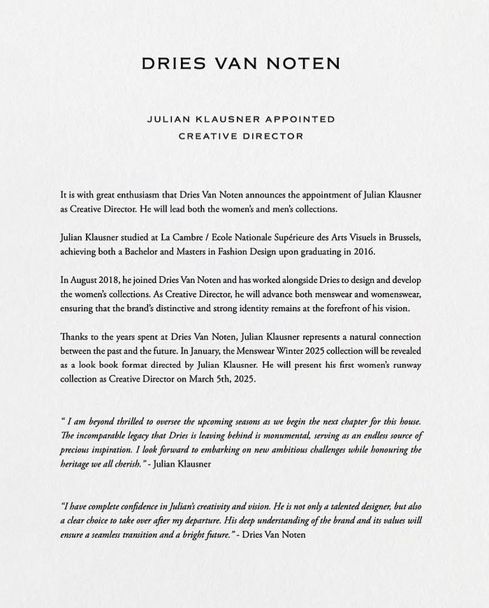 Dries Van Noten
