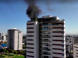 Video Drone Houthi Hantam Apartemen di Israel