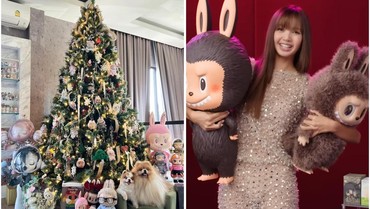 Lisa BLACKPINK Pamer Pohon Natal Serba Boneka Labubu