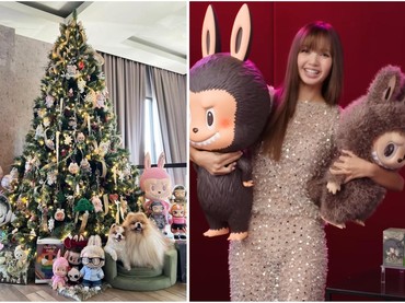 Lisa BLACKPINK Pamer Pohon Natal Serba Boneka Labubu