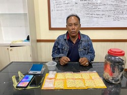 Pengedar di Jambi Terciduk Pendam Ratusan Pil Mephedrone dalam Tanah