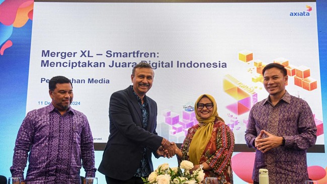 Merger antara XL Axiata, Smartfren dan SmartTel berdampak pada jumlah saham yang dimiliki pemegang saham.