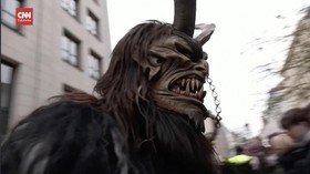 VIDEO: Makhluk-makhluk 'Seram' Hebohkan Parade Natal Krampus di Munich