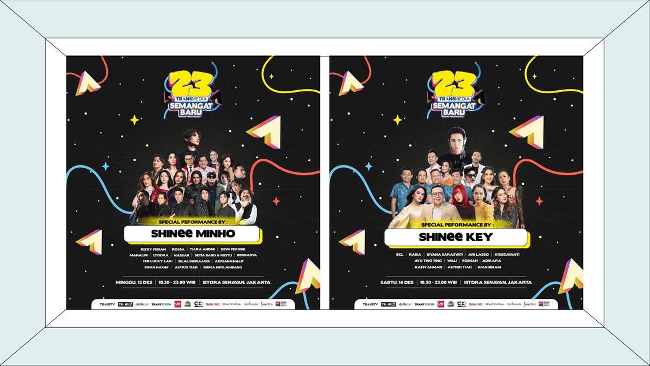 Cara Nonton SHINee KEY dan SHINee MINHO di HUT TRANSMEDIA: 23 TAHUN TRANSMEDIA SEMANGAT BARU