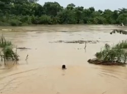 Aksi Briptu Johannes Terjang Arus Selamatkan Lansia saat Banjir Deli Serdang