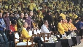 Momen di HUT Golkar: Puan Bertemu Gibran, Prabowo Hormati Sikap PDIP