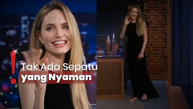 1 Dekade Absen Hadiri Talk Show, Angelina Jolie Malah Tampil Nyeker