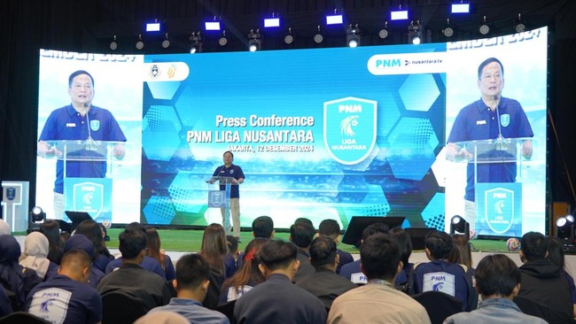 PNM Liga Nusantara 2024/2025 Diharapkan menjadi ajang melahirkan talenta baru Timnas Indonesia sekaligus memberdayakaan UMKM.
