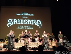 Panggung Cine-Concert Samsara Digelar, Orkestra Gamelan Jadi Sorotan
