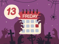 Disebut Hari Sial, Begini Mitos dan Sejarah Friday the 13th