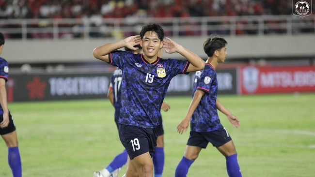 Rekor Marselino Ferdinan di Piala AFF dipatahkan Phousomboun Panyavong saat duel Timnas Indonesia vs Laos di Stadion Manahan, Kamis (12/12).