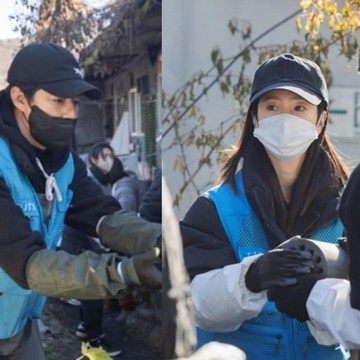 Jo In Sung hingga Han Ji Min Jadi Sukarelawan untuk Bagikan Briket Batu Bara di Musim Dingin