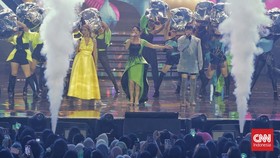 FOTO: Ari Lasso, KD, Isyana, dan BCL Menghibur di HUT ke-23 Transmedia