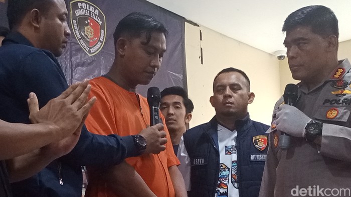 Fadillah alias Datuk (37) tersangka penganiayaan mahasiswa koas Palembang.