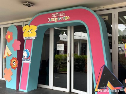 7 Potret HaiBunda Family Lounge di HUT Transmedia ke-23, Ada Mini Playground hingga Nursery Room
