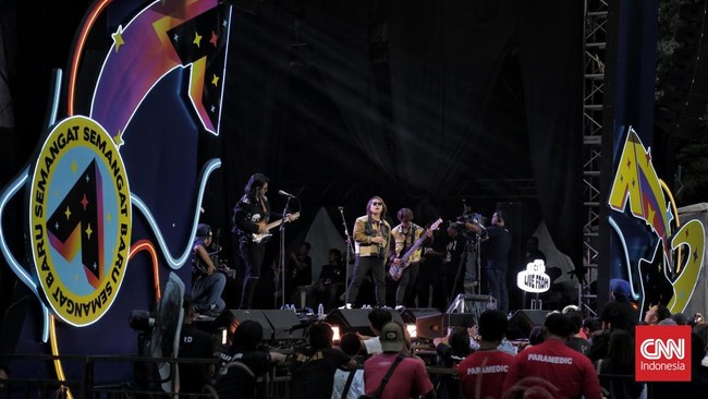 FOTO: Band J-Rocks Meriahkan HUT Transmedia ke-23 di Istora Senayan