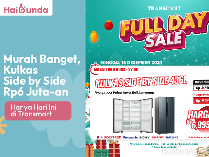 Murah Banget, Kulkas Side by Side Rp6 Juta-an Hanya Hari Ini di Transmart
