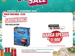 Teh Celup Diobral di Transmart Full Day Sale, Harganya Jadi Segini