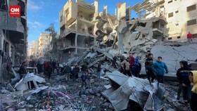 VIDEO: Serangan Israel ke Kantor Pos Gaza Tewaskan 30 Warga Palestina