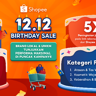 Penjualan Brand Lokal & UMKM Meningkat Hingga 7 Kali Lipat di Puncak Kampanye 12.12 Birthday Sale