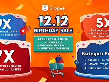 img-title Penjualan Brand Lokal & UMKM Meningkat Hingga 7 Kali Lipat di Puncak Kampanye 12.12 Birthday Sale