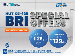 BRI Hadirkan Banjir Promo di HUT Ke-129, Cek di Sini!