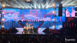 Mahalini & Rizky Febian Sukses Bikin Penonton HUT Transmedia ke-23 Salting