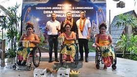 Dirut Pertamina Simon Mantiri Kunjungi Desa Energi Berdikari di Bali