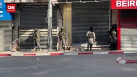 VIDEO: Pasukan Palestina Bentrok dengan Militan di Jenin, 1 Tewas