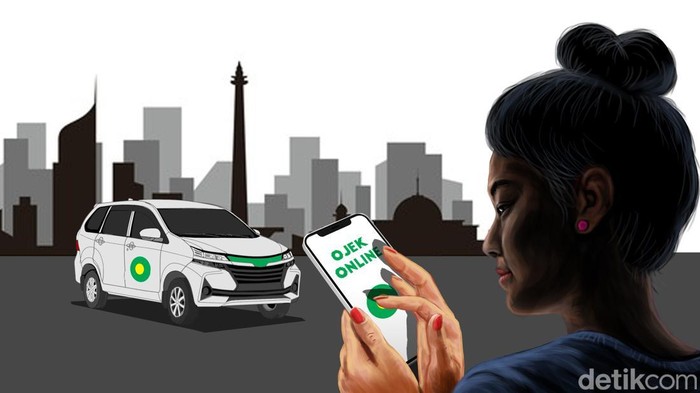 Ilustrasi Ojek Online