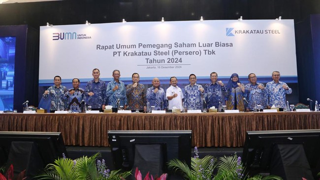 Kementerian BUMN menunjuk Muhamad Akbar sebagai Dirut Krakatau Steel yang baru.