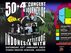 Saykoji Hingga David Bayu Siap Meriahkan 50+4++ A JOURNEY OF IWA K