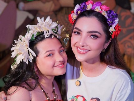 7 Potret Perayaan Ultah ke-10 Arsy Putri Ashanty dan Anang Hermansyah di Bali, Gemas Bertema Moana Bun