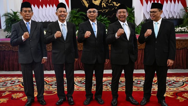 Lima pimpinan Komisi Pemberantasan Korupsi (KPK) 2024-2029 akan menjalani proses induksi sebelum serah terima jabatan pada Jumat, 20 Desember 2024.