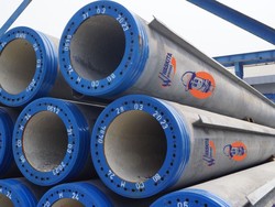 WSBP Rampungkan Produksi Spun Pile untuk Pabrik Sepatu di Indramayu