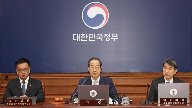 FOTO: Sosok Presiden Sementara Korea Selatan Han Duck Soo