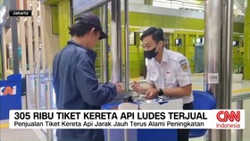 VIDEO: 305 Tiket Kereta Api Ludes Terjual Jelang Natal dan Tahun Baru