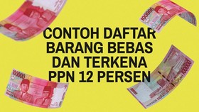 INFOGRAFIS: Daftar Barang yang Terkena dan Bebas PPN 12 Persen