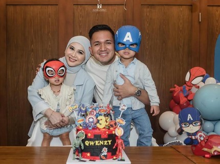 Seru Banget! 5 Momen Kesha Ratuliu Gelar Pesta Ultah Kejutan Buat Sang Anak, Banyak Superhero