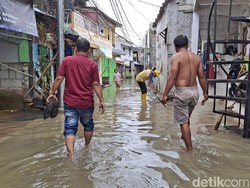 3 RT di Pluit Jakut Terdampak Banjir Rob, Ketinggian Capai 55 Cm