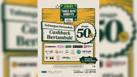 Promo Jajan & Cashback hingga Rp2,5 juta di Jenius Funds With Benefits